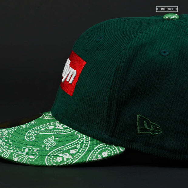 BROOKLYN NETS 10TH ANNIVERSARY GREEN PAISLEY NEW ERA HAT