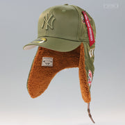 NEW YORK YANKEES X ALPHA INDUSTRIES AVIATOR DOG EAR NEW ERA 59FIFTY FITTED CAP