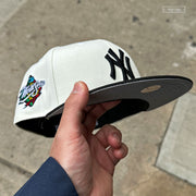 NEW YORK YANKEES 1998 WORLD SERIES MR. NONSENSE OFF WHITE NEW ERA FITTED CAP