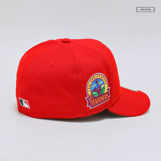 SEATTLE MARINERS 30TH ANNIVERSARY "RAINBOW" NEW ERA HAT