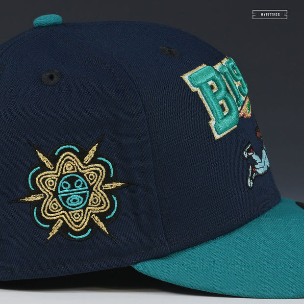BUFFALO BISONS DIVING BUSTER COPA 2024 LUCES DE BUFFALO NEW ERA FITTED CAP