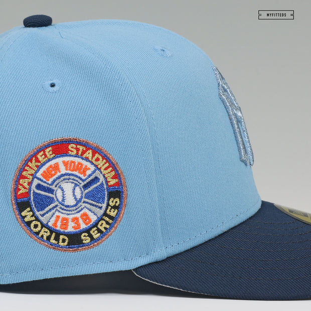 NEW YORK YANKEES 1936 WORLD SERIES "SKY'S THE LIMIT" NEW ERA FITTED CAP