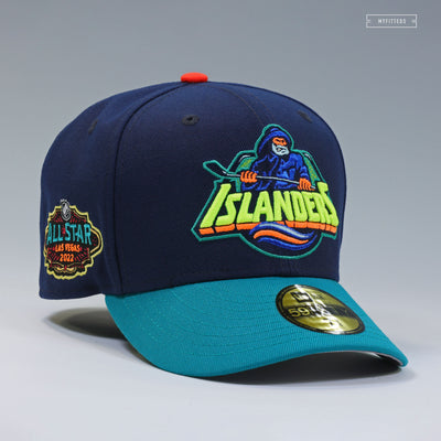 NEW YORK ISLANDERS 2022 NHL ALL-STAR GAME GORTON'S FISHERMAN NEON NEW ERA FITTED CAP
