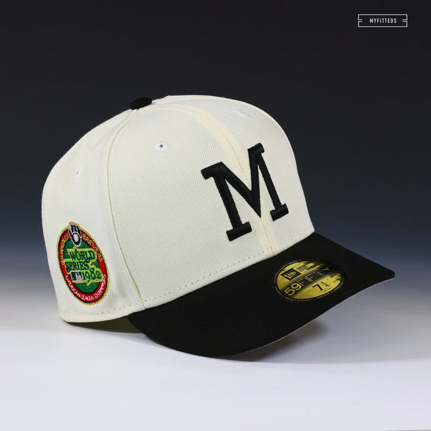 MILWAUKEE BREWERS 1982 WORLD SERIES CHAMPS MR. MUDDLE OFF WHITE NEW ERA HAT