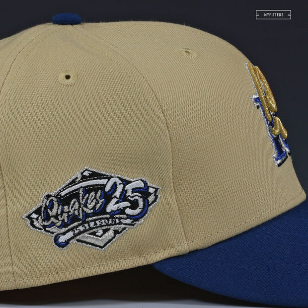 RANCHO CUCAMONGA QUAKES 25 SEASONS OLD GOLD NEW ERA FITTED CAP