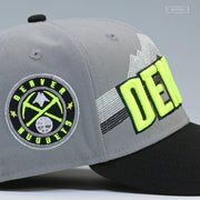 DENVER NUGGETS CITY SERIES AIR MAX 95 NEON YELLOW INSPIRED NEW ERA FITTED CAP