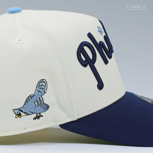PHILADELPHIA PHILLIES 1945 PHILADELPHIA BLUE JAYS NEW ERA 9FIFTY A-FRAME SNAPBACK