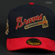 ATLANTA BRAVES X MILWAUKEE BRAVES 1957 WORLD SERIES NEW ERA FITTED CAP