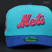 NEW YORK METS MR MET OPENING DAY VS MARLINS TEE INSPIRED NEW ERA FITTED CAP