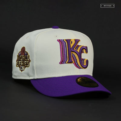 KANSAS CITY ROYAL 2015 WORLD SERIES KAINAN HS NEW ERA FITTED CAP