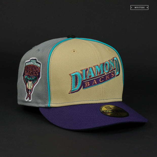 ARIZONA DIAMONDBACKS 1998 INAUGURAL SEASON "OLD GOLD FOR ALL" NEW ERA FITTED CAP