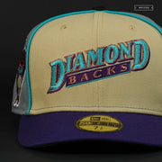 ARIZONA DIAMONDBACKS 1998 INAUGURAL SEASON "OLD GOLD FOR ALL" NEW ERA FITTED CAP