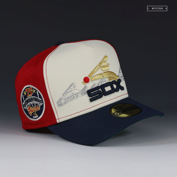 CHICAGO WHITE SOX 75TH ANNIVERSARY HORIZON A-FRAME NEW ERA FITTED CAP