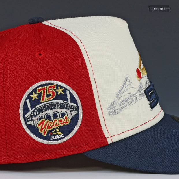 CHICAGO WHITE SOX 75TH ANNIVERSARY HORIZON A-FRAME NEW ERA FITTED CAP