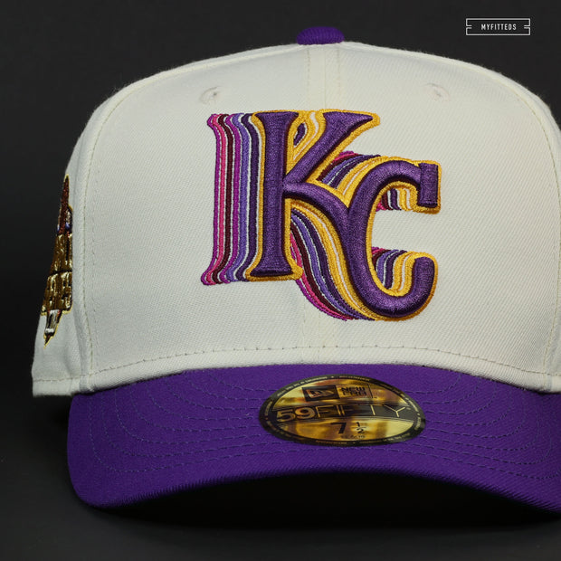 KANSAS CITY ROYAL 2015 WORLD SERIES KAINAN HS NEW ERA FITTED CAP