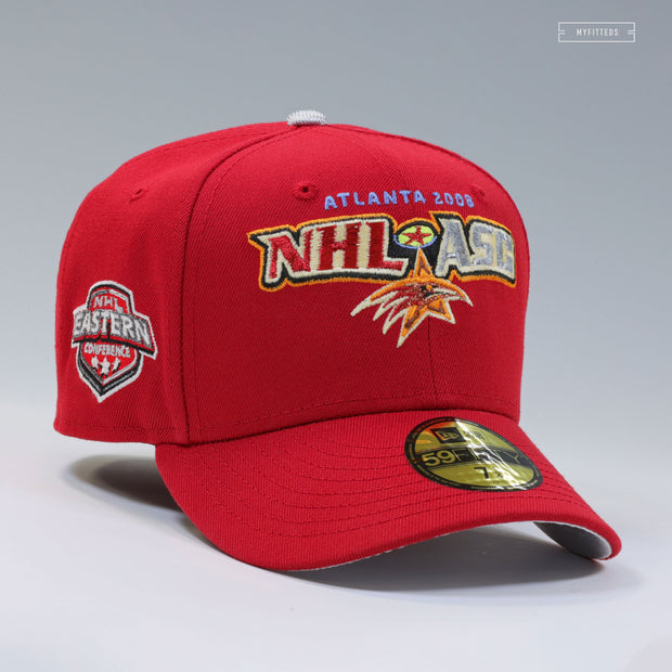 2008 NHL ALL-STAR GAME ATLANTA X CAROLINA HURRICANES EASTERN CONFERENCE JERSEY NEW ERA FITTED CAP