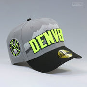 DENVER NUGGETS CITY SERIES AIR MAX 95 NEON YELLOW INSPIRED NEW ERA FITTED CAP