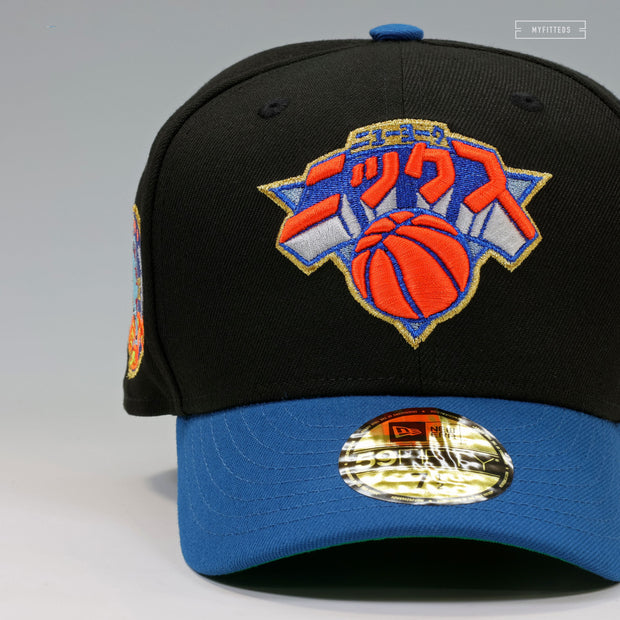 NEW YORK KNICKS KATAKANA NBA 5TH AVE PYRAMID NBA REAR NEW ERA FITTED CAP