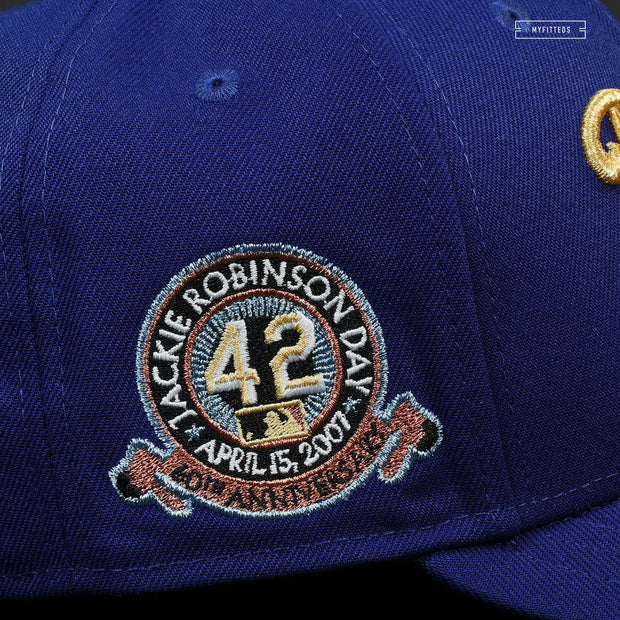 BROOKLYN DODGERS JACKIE ROBINSON DAY 4/15/2007 60TH ANNIVERSARY NEW ERA FITTED CAP