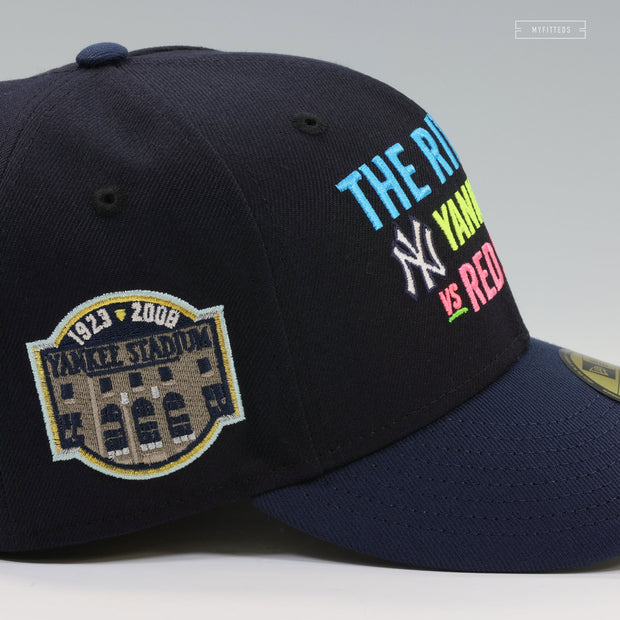 THE RIVALRY NEW YORK YANKEES VS BOSTON RED SOX YANKEE STADIUM FENWAY PARK NEW ERA CAP