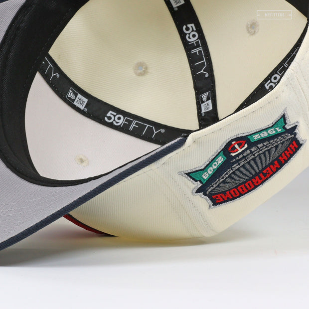 MINNESOTA TWINS HHH METRODOME 1982-2009 LITTLE BIG LEAGUE INSPIRED NEW ERA FITTED CAP