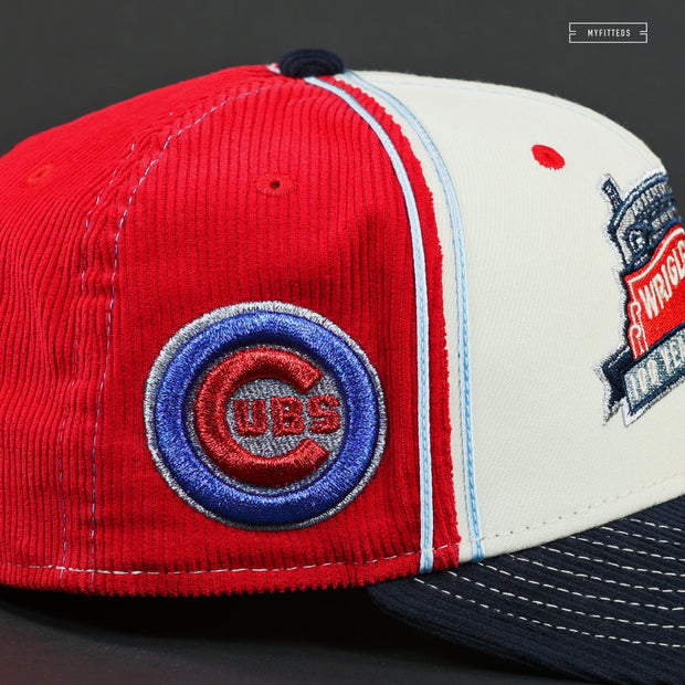 CHICAGO CUBS WRIGLEY FIELD 100TH ANNIVERSARY DIAGONAL BLOCK NEW ERA HAT