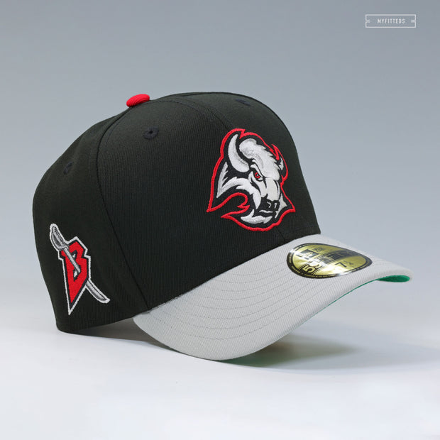 BUFFALO SABRES 2001 JERSEY REVERSE RETRO JET BLACK SNOWY OWL NEW ERA FITTED CAP