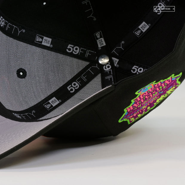 PITTSBURGH PIRATES 2006 ALL-STAR GAME BLACKLIGHT GRAFFITI DRIPS NEW ERA FITTED CAP