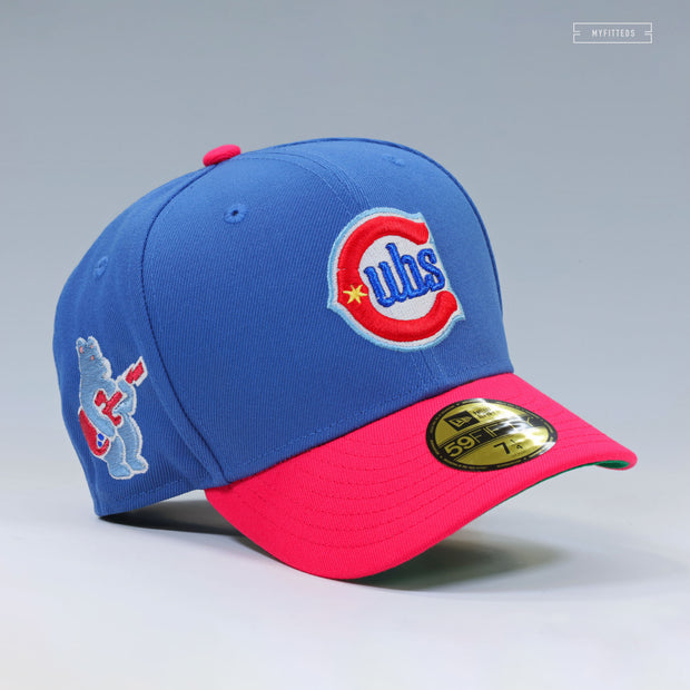 CHICAGO CUBS SECOND ALTERNATE VINTAGE WEATHERED LOOK NEW ERA FITTED CAP