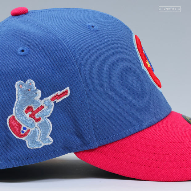 CHICAGO CUBS SECOND ALTERNATE VINTAGE WEATHERED LOOK NEW ERA FITTED CAP