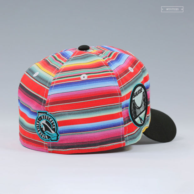 SAN JOSE SHARKS SERAPE QUETZALLI JIMENEZ NATIVE AMERICAN & MEXICAN HERITAGE NEW ERA FITTED CAP