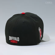 BUFFALO SABRES 2001 JERSEY REVERSE RETRO JET BLACK SNOWY OWL NEW ERA FITTED CAP