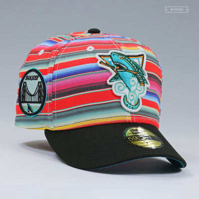 SAN JOSE SHARKS SERAPE QUETZALLI JIMENEZ NATIVE AMERICAN & MEXICAN HERITAGE NEW ERA FITTED CAP