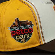 SAN DIEGO PADRES NEW PETCO PARK DIAGONAL BLOCK NEW ERA FITTED CAP