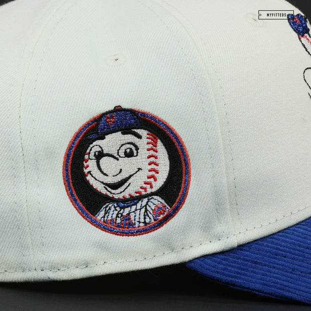 NEW YORK METS MR. MET "MASCOT PACK" NEW ERA FITTED CAP