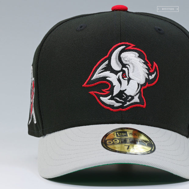BUFFALO SABRES 2001 JERSEY REVERSE RETRO JET BLACK SNOWY OWL NEW ERA FITTED CAP