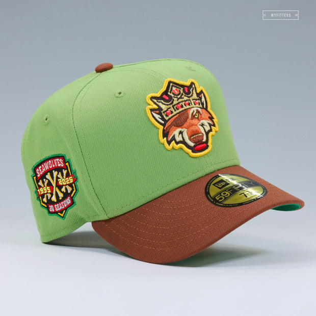 ERIE SEAWOLVES 1995-2025 30 SEASONS KING ROBIN HOOD INSPIRED NEW ERA FITTED CAP