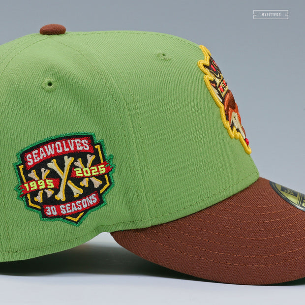 ERIE SEAWOLVES 1995-2025 30 SEASONS KING ROBIN HOOD INSPIRED NEW ERA FITTED CAP