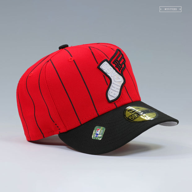 CHICAGO WHITE SOX 2025 CITY CONNECT ON-FIELD PINSTRIPE NEW ERA FITTED CAP