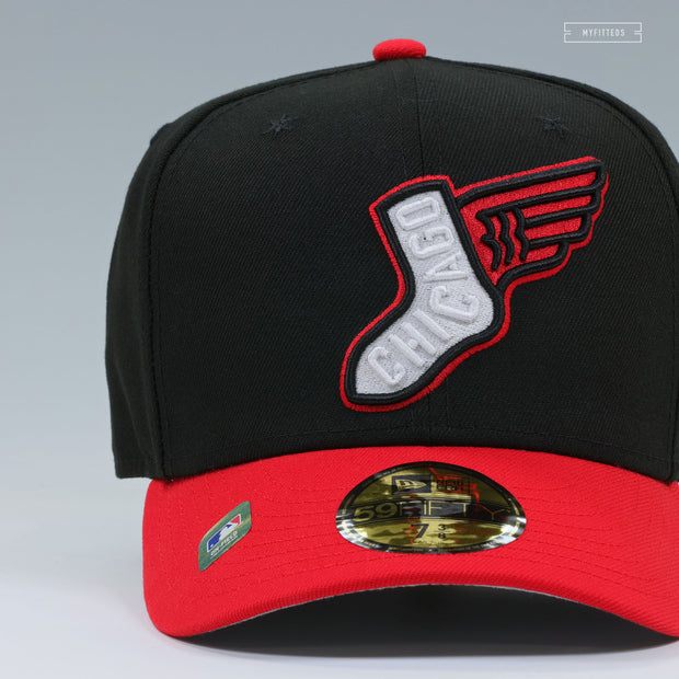 CHICAGO WHITE SOX 2025 CITY CONNECT CHICAGO BULLS ALTERNATE ON-FIELD NEW ERA FITTED CAP