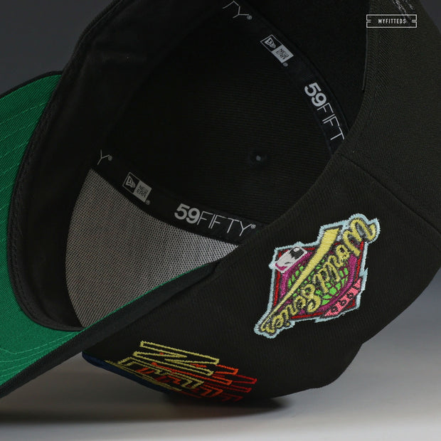 NEW YORK YANKEES 1996 WORLD SERIES SPACE INVADERS INSPIRED NEW ERA FITTED CAP