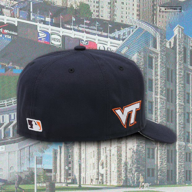 NEW YORK YANKEES VIRGINIA TECH HOKIES COMMEMORATIVE RETRO NEW ERA FITTED CAP