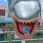 CLEARWATER THRESHERS JAWS UNIVERSAL STUDIOS INSPIRED TRUCKER MESH ELITE SERIES A-FRAME NEW ERA CAP