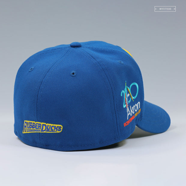 AKRON RUBBERDUCKS AKRON, OH BICENTENNIAL 200 YEARS NEW ERA FITTED CAP