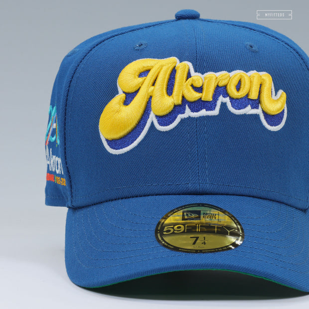 AKRON RUBBERDUCKS AKRON, OH BICENTENNIAL 200 YEARS NEW ERA FITTED CAP