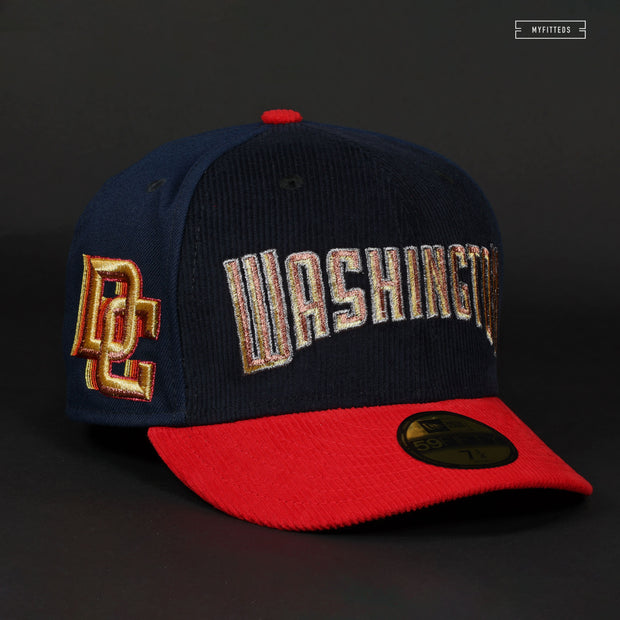 WASHINGTON NATIONALS DC JERSEY FRONT 2005 CASCADING NEW ERA FITTED CAP