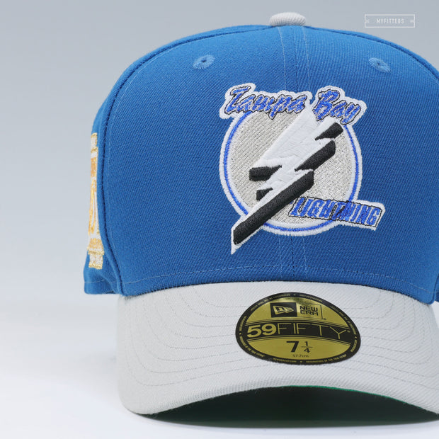 TAMPA BAY LIGHTNING 20TH ANNIVERSARY REVERSE RETRO NEW ERA FITTED CAP