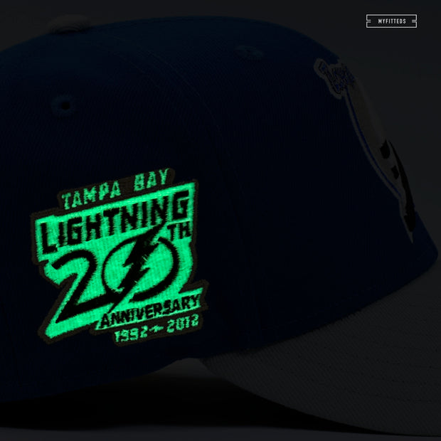 TAMPA BAY LIGHTNING 20TH ANNIVERSARY REVERSE RETRO NEW ERA FITTED CAP