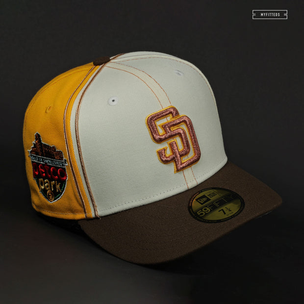 SAN DIEGO PADRES NEW PETCO PARK DIAGONAL BLOCK NEW ERA FITTED CAP