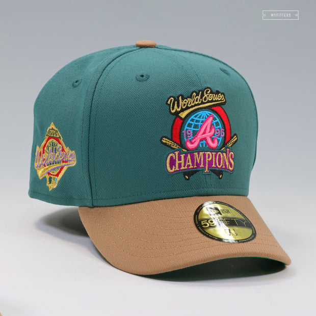 ATLANTA BRAVES 1995 WORLD SERIES CHAMPIONS ATLANTA 1996 OLYMPICS INSPIRED NEW ERA CAP